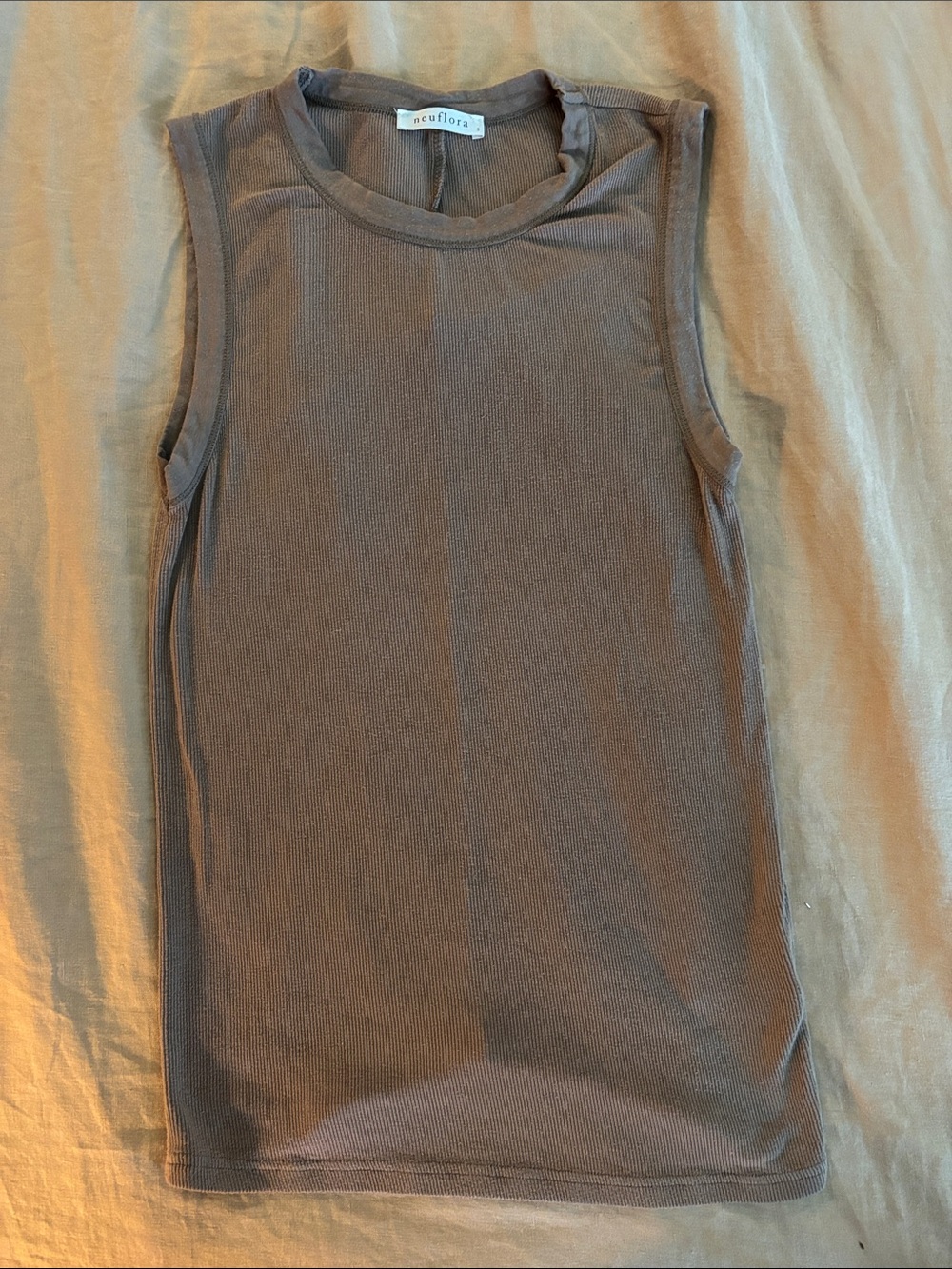 Neuflora High Neck Ribbed Tank